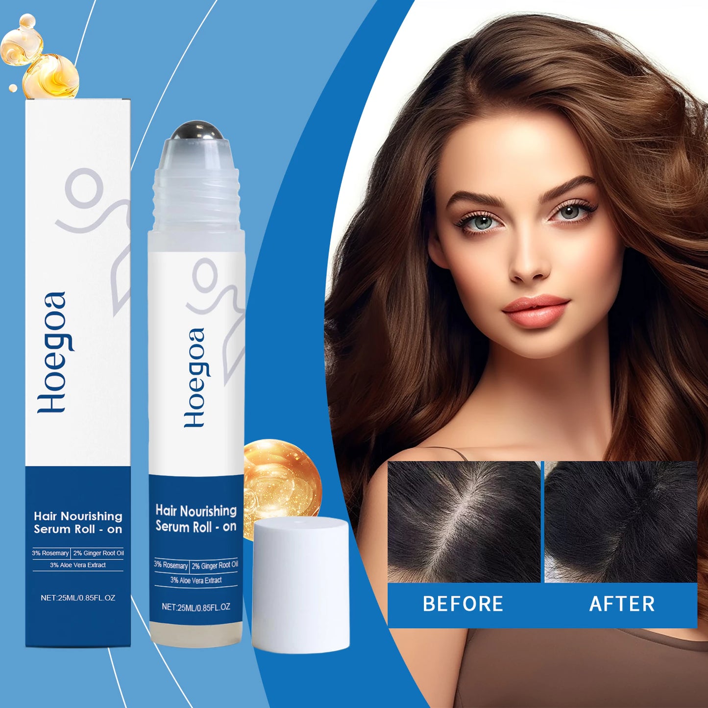 BodyWise Hair Growth - Sérum Capilar Anticaída y Crecimiento Intensivo 2x1