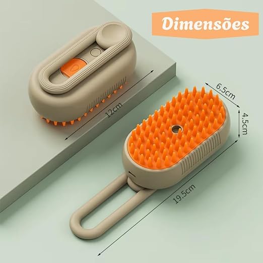 Cepillo Para Mascotas A Vapor Con Manija