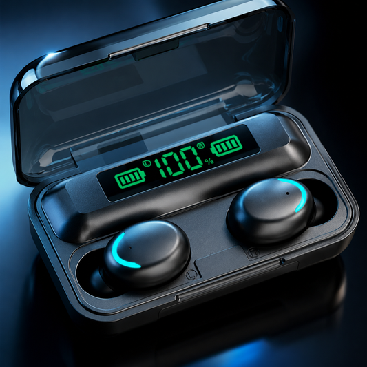 Audífono Inalámbricos F9 Con Power Bank