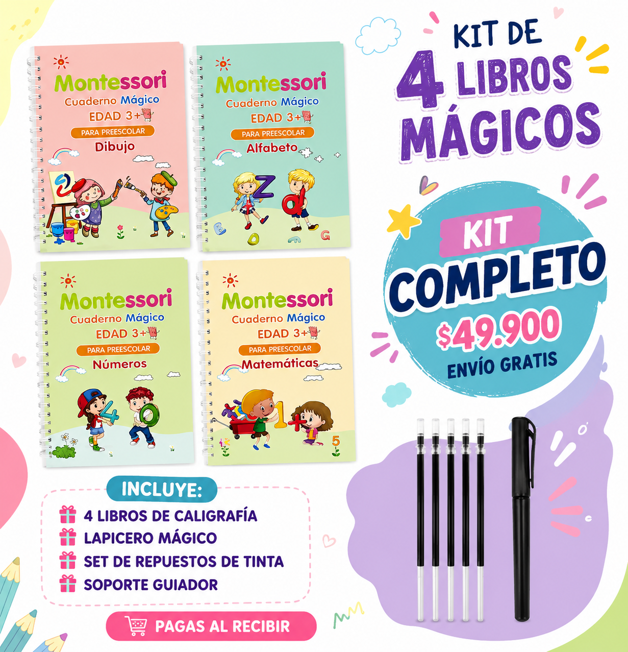 🧒👧 ¡CONVIERTE EL APRENDIZAJE EN UNA AVENTURA CON EL KIT MÁGICO!